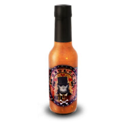 Salsa picante extrema MataSanos de Carolina Reaper presentada en Hot Ones, hecha en Costa Rica
